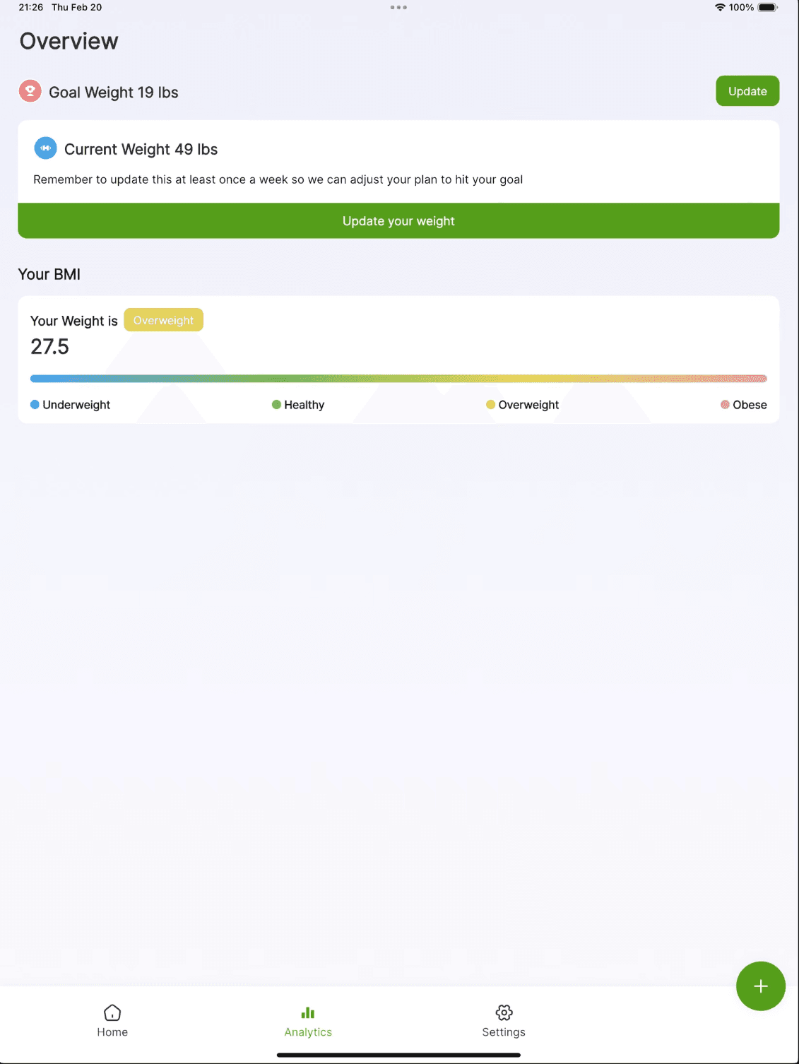 Kalorie AI App Screenshot